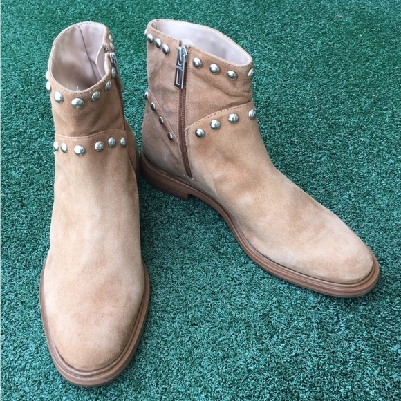 NWT Schutz Margot Boot Suede Hazel Brown 7 - Picture 3 of 11